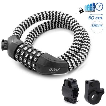   SZÁMZÁRAS ROLLERZÁR (5 DIGITES, FEKETE-FEHÉR FONOTT, KONZOLLAL)