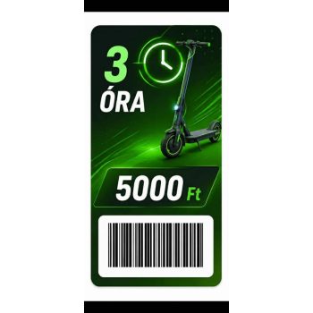 Bérlés 3 órára
